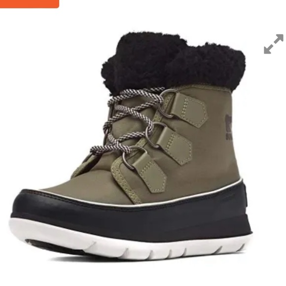 Sorel Explorer Nylon Carnival Boot - Olive - Picture 1 of 11